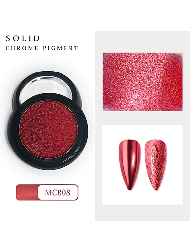Metallic Mirror Nail Solid Chrome Pigment